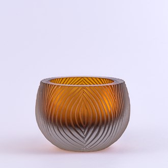 Frosted Bowl Amber